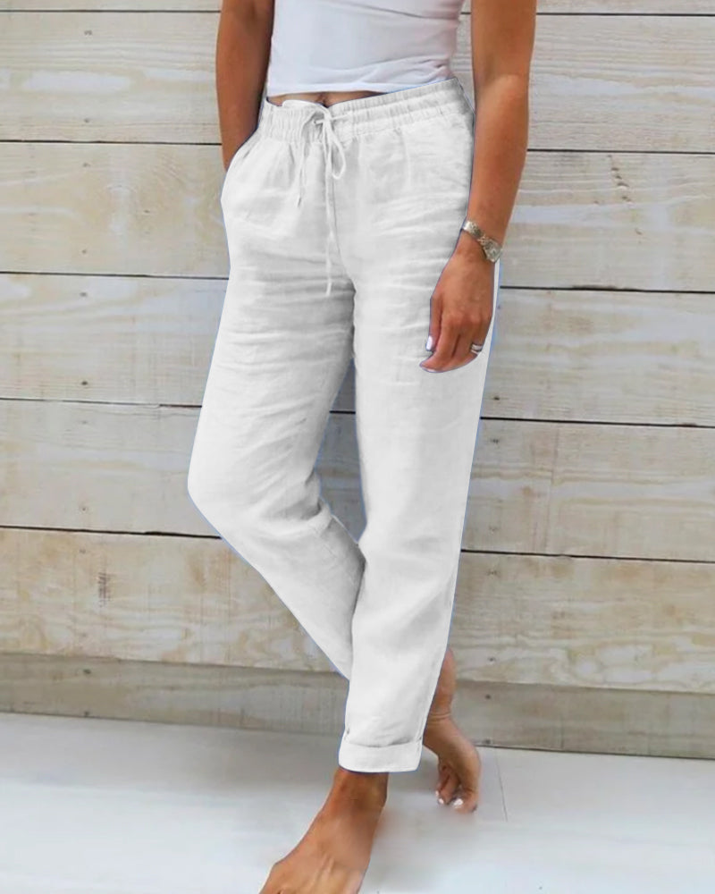 Claza |  Relaxed Drawstring Trousers