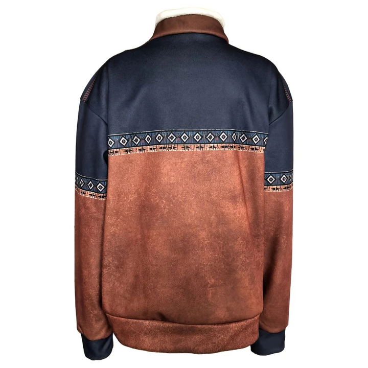Patrick | Long-Sleeve Printed Pattern Top