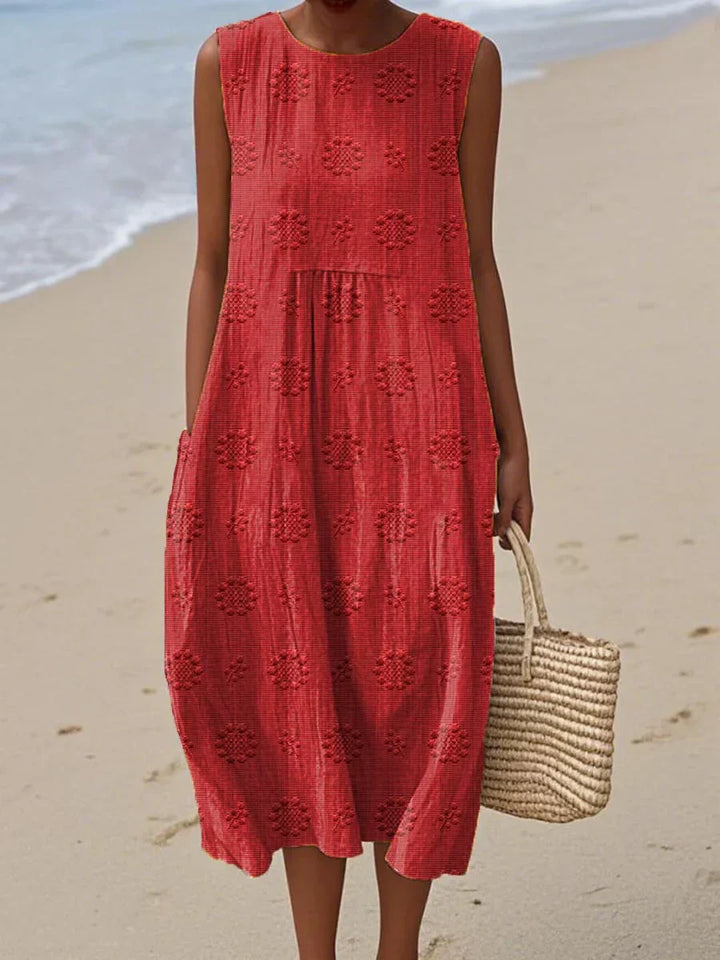 Jazlyn | Boho Floral Midi Dress
