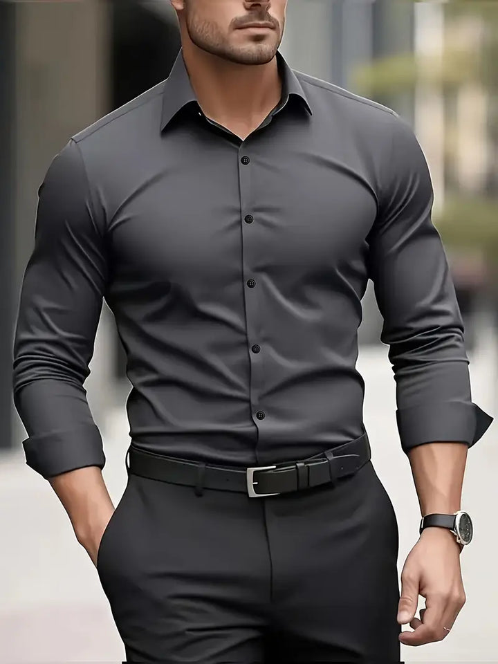 Savrani™ | Modern Long-Sleeve Shirt