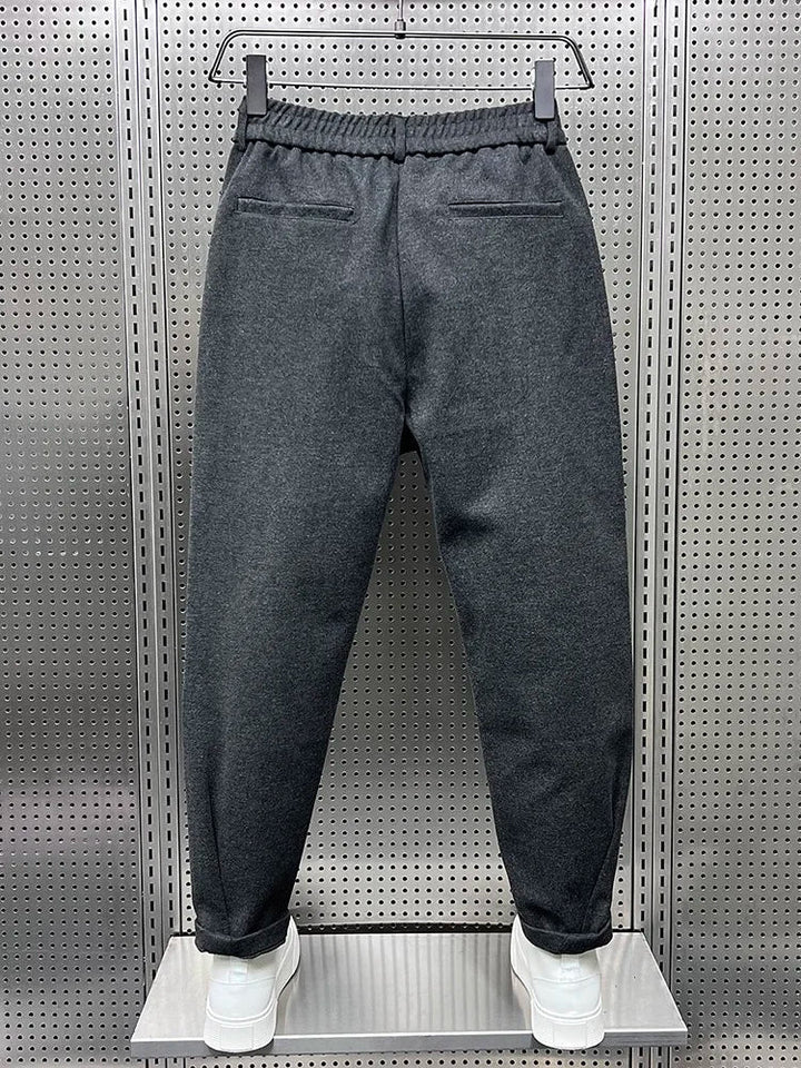 Matthew | Classic Textured-Look Pants
